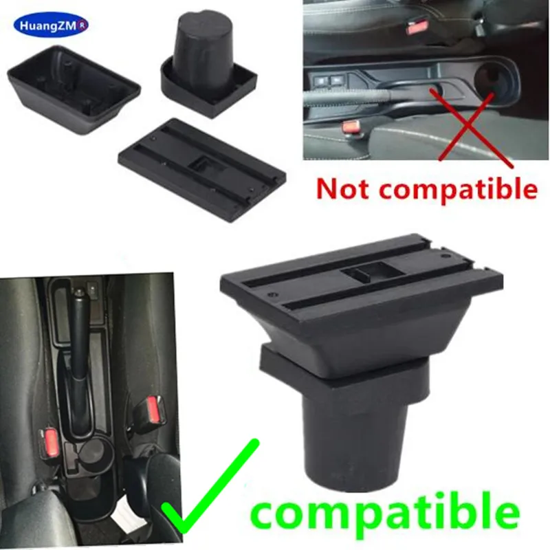 Für Toyota Yaris 3 und Toyota Hybrid Yaris Vitz: Auto-Armlehnenbox, Aufbewahrungsbox für den Innenraum mit USB-Ladefunktion, Auto-Zubehör – Detail 2