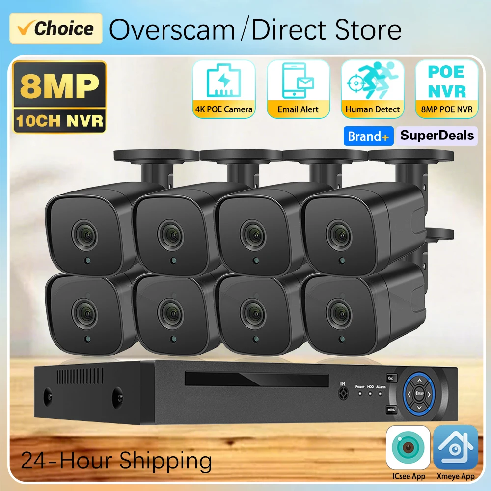 4K Poe Security Cam…