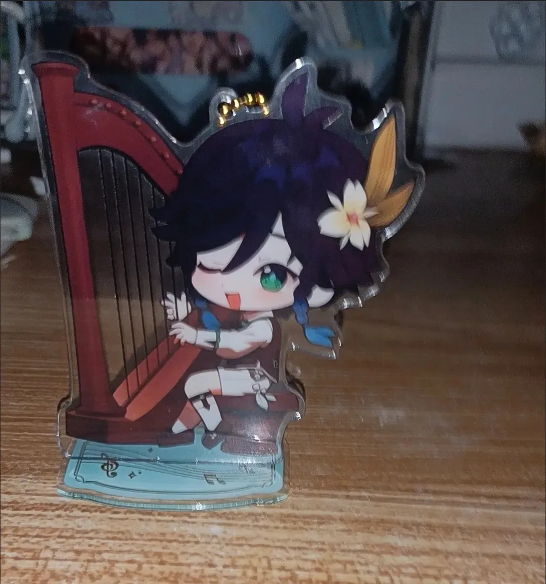 Venti Gift Toy Figures Acrylic Stand Anime Model Action Figure Ornament Accessories Models Yuan Shen Desktop Ornament
