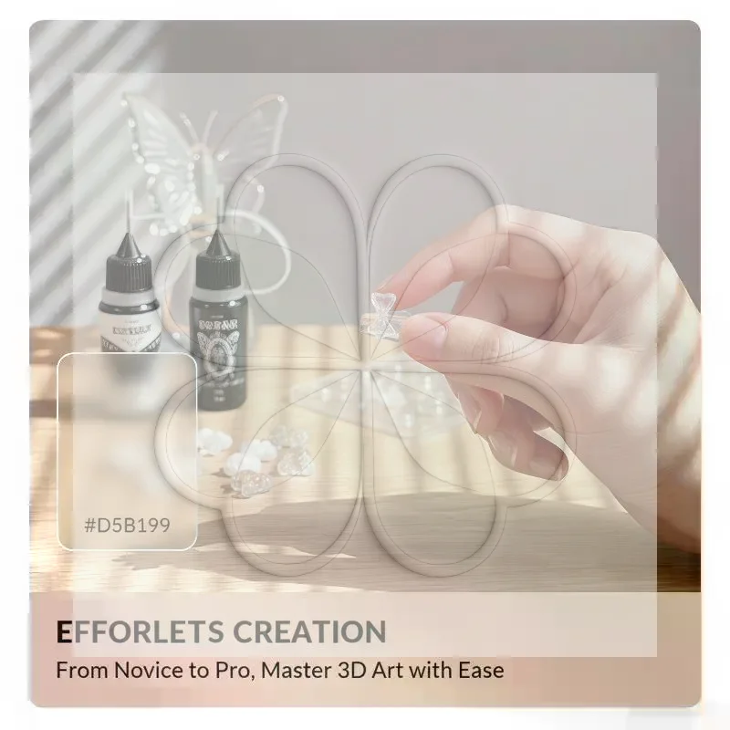 DIY Manicure Silicone Nail Mold, 1Pcs Mold with 10ml Carved Nail Gel, Non-stick for Home Nail Art Creation Enthusiasts
