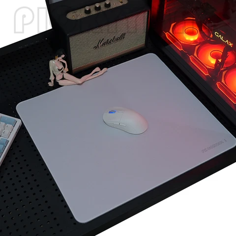 PICKYYMAY Pk Control 1 Профессиональный белый коврик для мыши — изображение товара