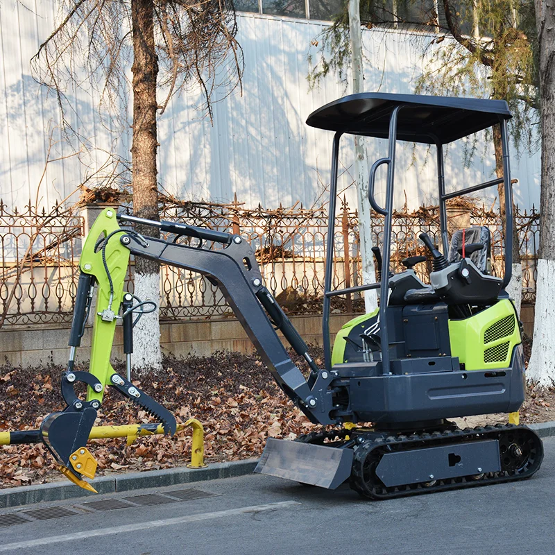 Customized 1.6 Ton Mini Excavator Household Diesel Digger Small Hydraulic Excavators For Construction And ﻿Excavation Work