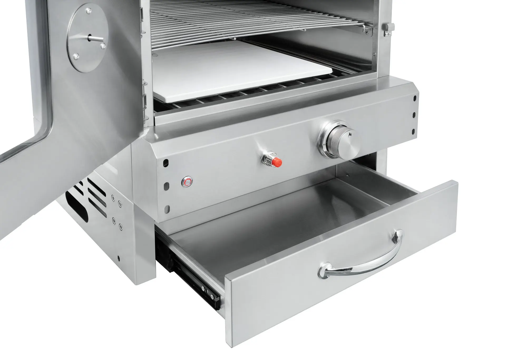 Professional Stainless Steel Built-In Gas BBQ Grill With Cover, Electronic Ignition And Flame Safety Device
