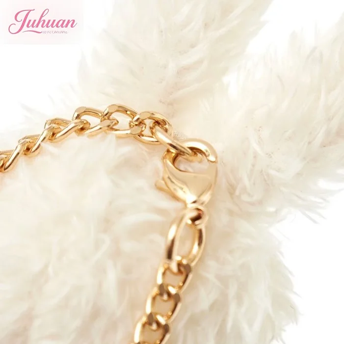 Japanese Fashion Sweet Cute New Rabbit Bow Rhinestone Bow Plush Pendant Women Bag Pendant