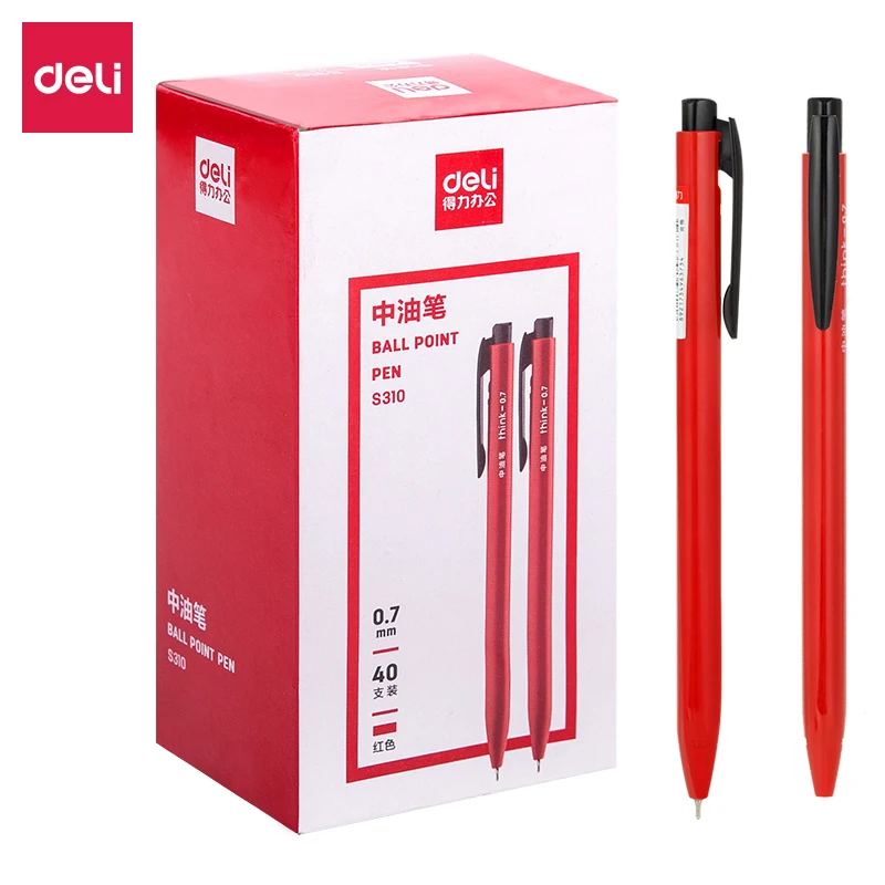 0.7mm Black Red Blue Ink Ballpoint Pen High-quality Pen School Supplies Office Supplies Stationery For Writing Signing Pen