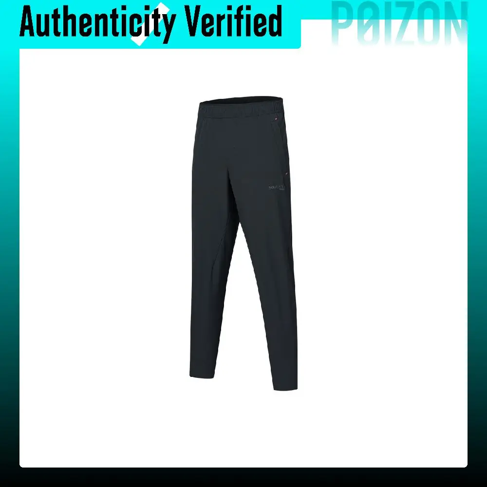 Saucony Running Pants Men's Jet Black Moderate Straight Fit Pants SA2260WP91T-BK001