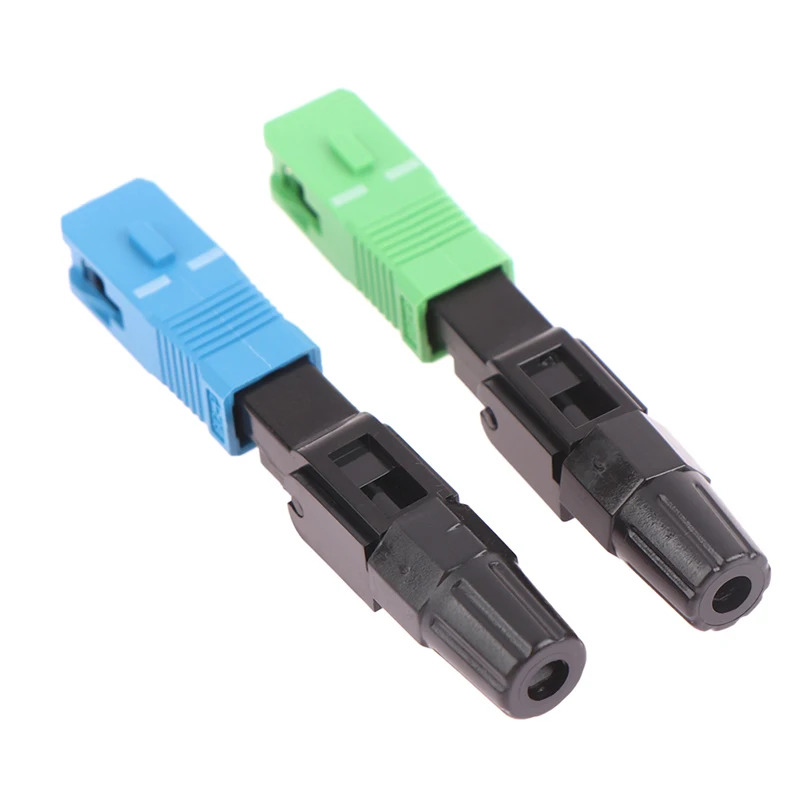 5PCS FTTH SC APC Single Mode SC UPC Fiber Optic Quick Connector FTTH Fiber Optic Fast Connector SC Fiber Field Assembly Tool Set