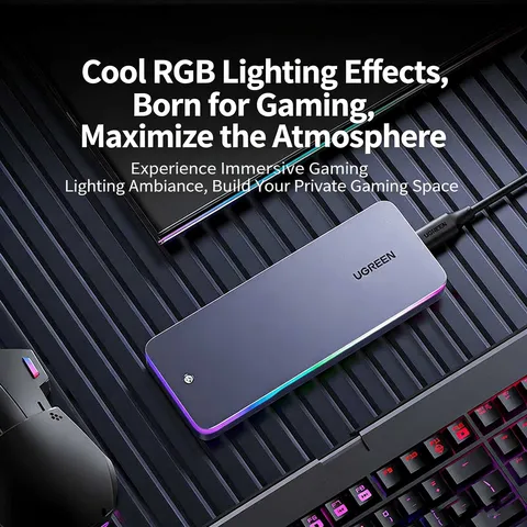 Корпус для SSD UGREEN 20Gbps  RGB