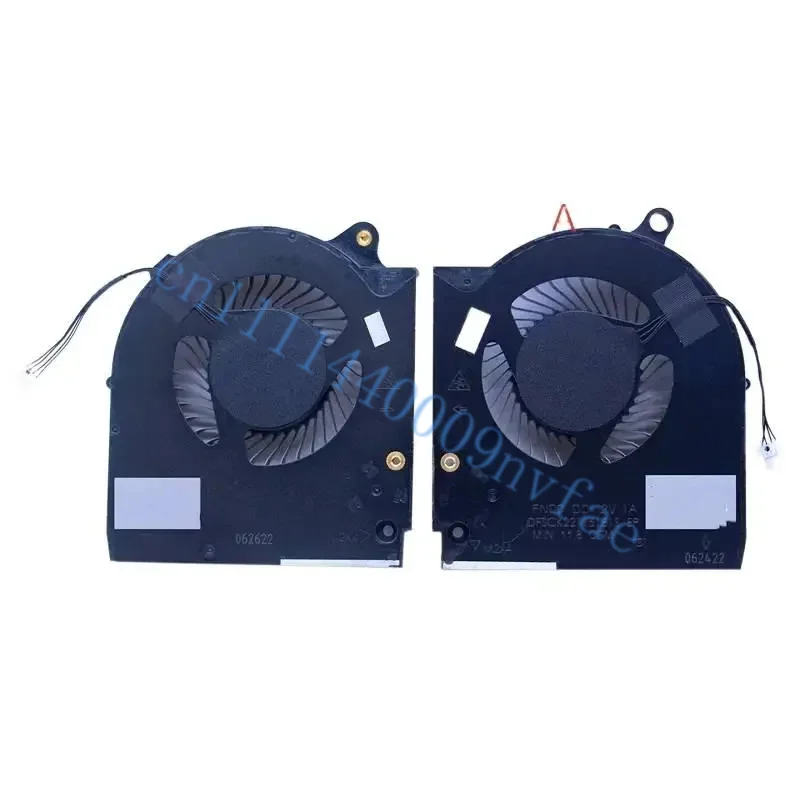 New Original Laptop CPU GPU Cooling Fan For Dell Alienware M15 R5 M15 R6 2021 Fan DFSCK22D058833 DFSCK22115181S DC12V 1A 0.2