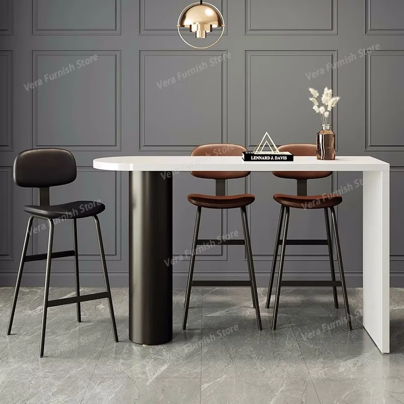 

Design Back Support Bar Chair Comfortable Metal Luxury High Dining Bar Chair Office Island Modern Sgabelli Cucina Furniture
