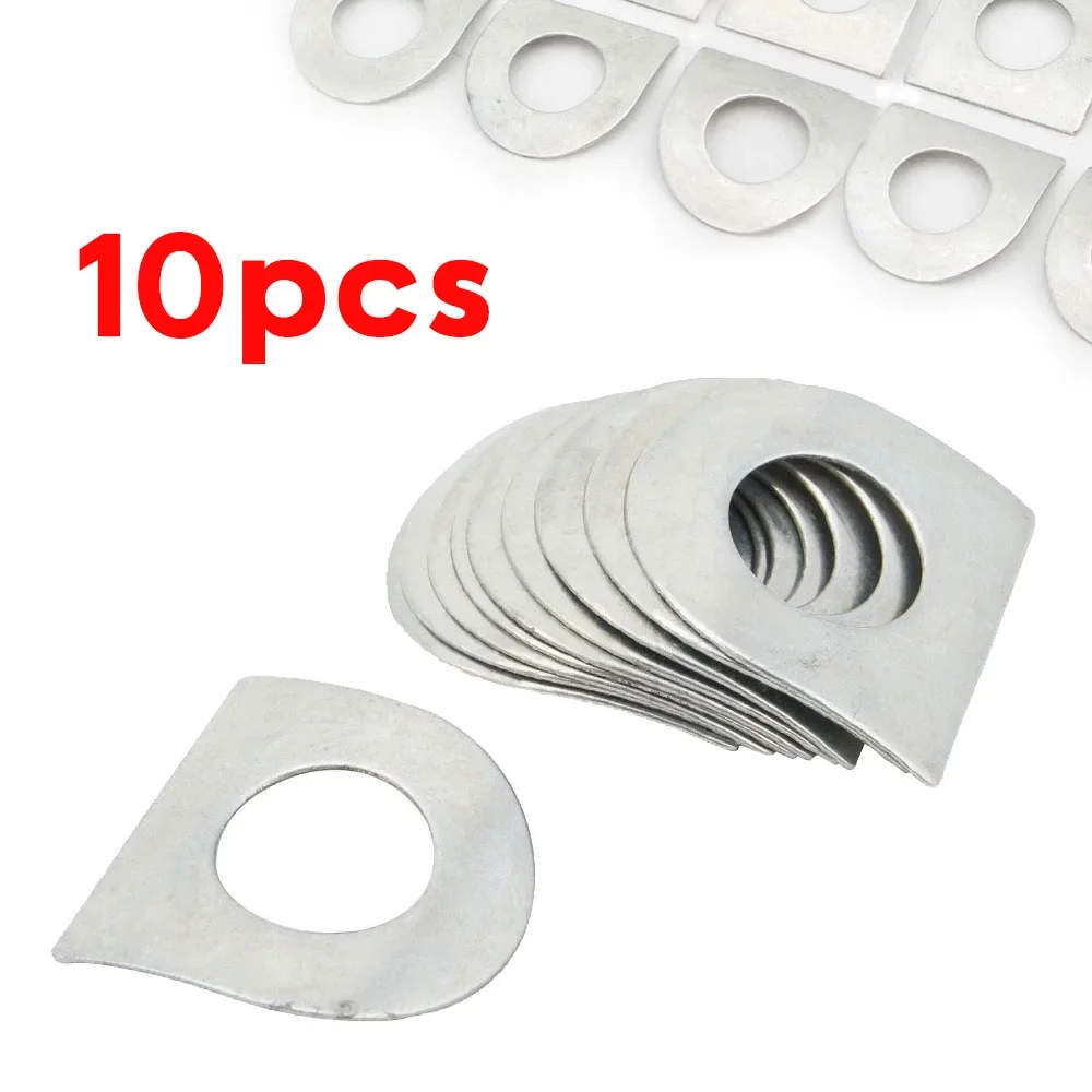 10pcs universal Spring washer For for Harley Spring leaf Motorcycle Durable Footrest Pads NEW car accessories