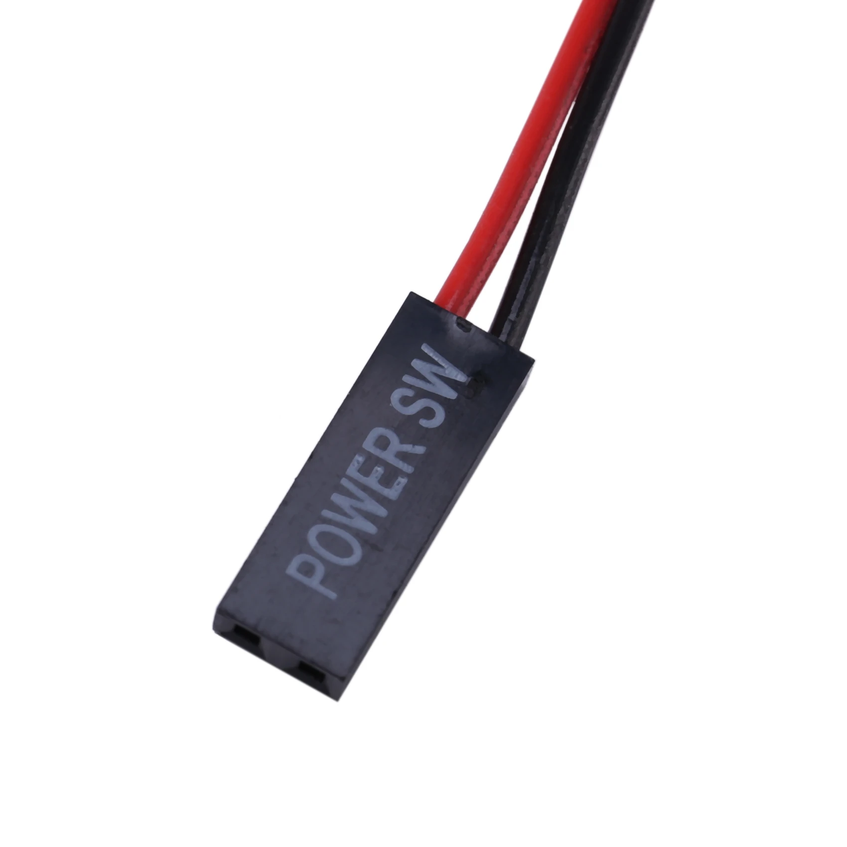 2 Pack 2 Pin Sw Pc Voedingskabel Aan/Uit Drukknop Atx Computer Switch Draad 45Cm