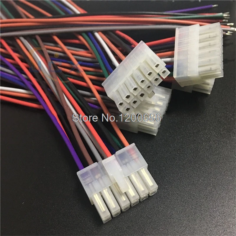 12PIN 18AWG 30CM 5557-12R 4.2 5557 Micro-Fit 4.2 Housing 2x6pin 39012120 12 pin 2*6pin 12p 12 Circuits wire harness