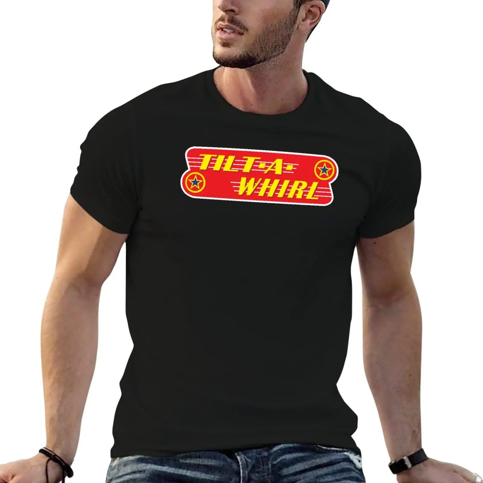 Tilt-A-Whirl T-Shirt man clothes oversized graphic tee Blouse cute clothes shirts graphic tee men