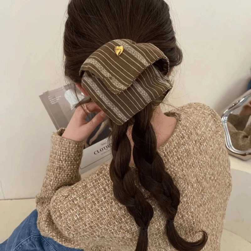 女性のためのレトロなストライプのヘアバンド,ヘアバンド,大規模なデザイン,気の強さ