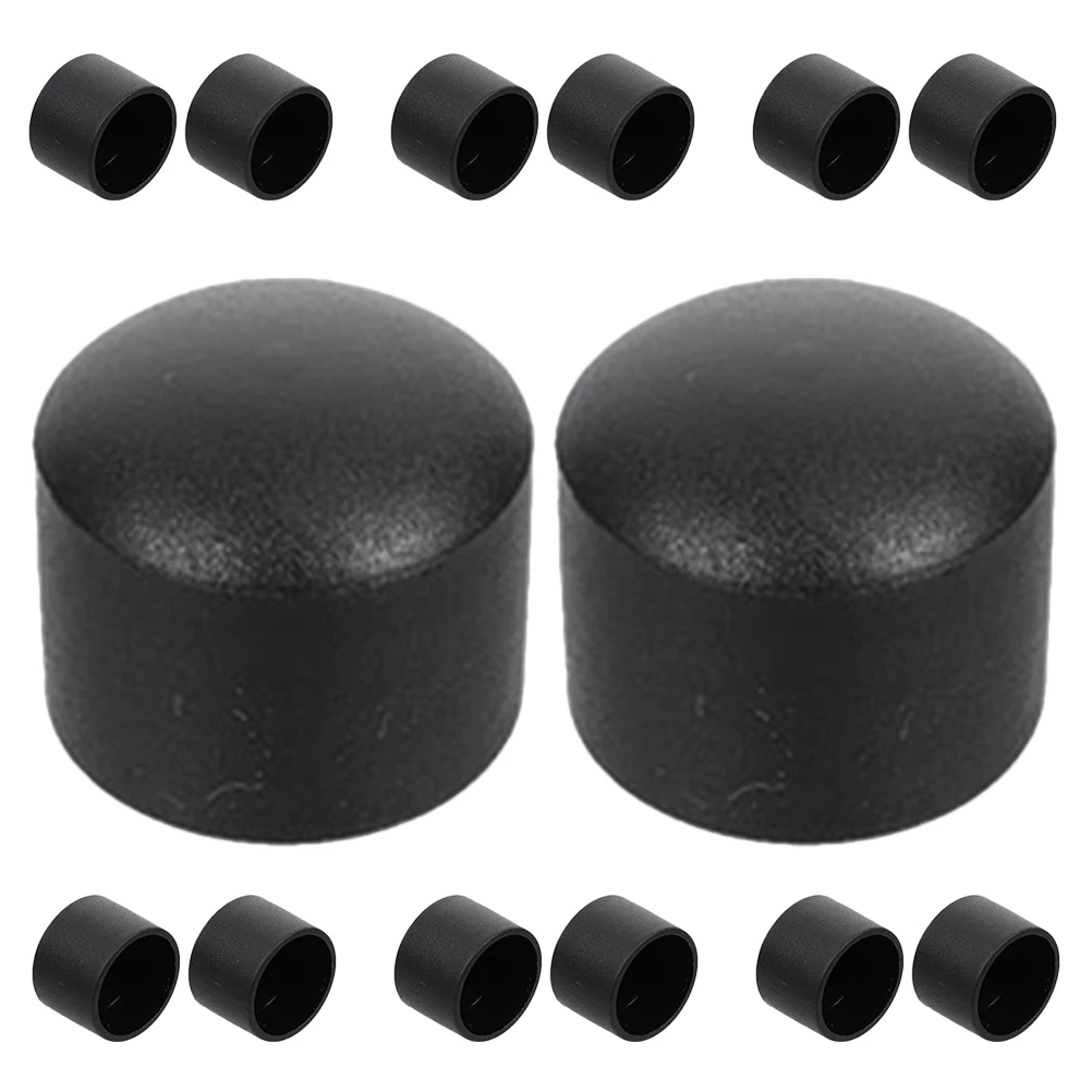 

30pcs Table Football Machine Accessories Foosball End Caps 15 8mm Rods Material Black Safety Caps Table Football
