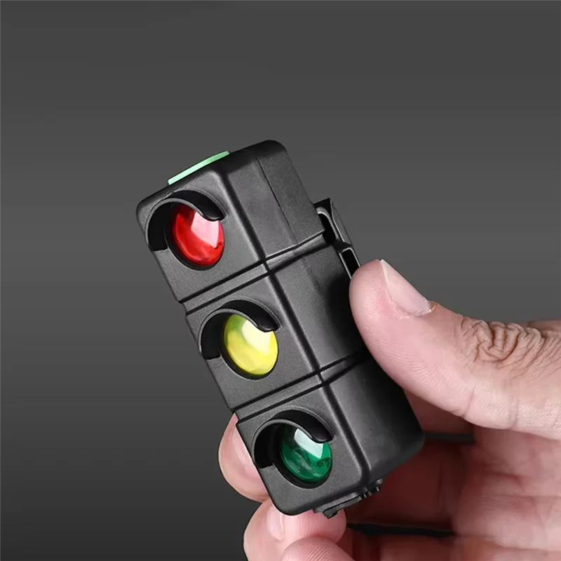 3 LED إبداع حركة المرور دراجة الضوء الخلفي تحذير السلامة الدراجة الخفيفة سهلة التركيب لملحقات ركوب الدراجات-AT20