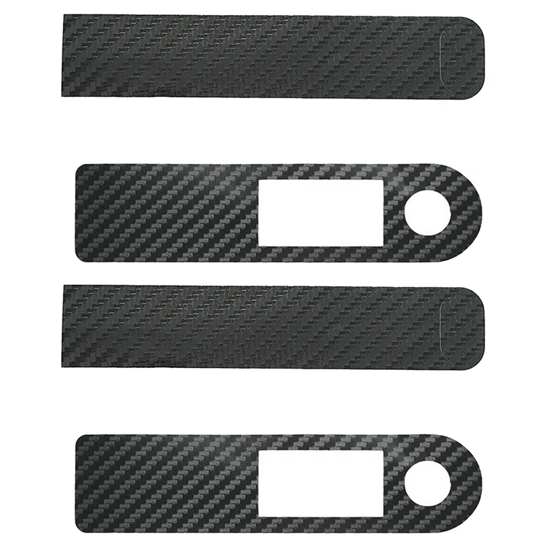 

2X Electric Scooter Panel Carbon Fiber Waterproof Anti-Slip Film Accelerator Sticker For Xiaomi Mijia M365 Pro