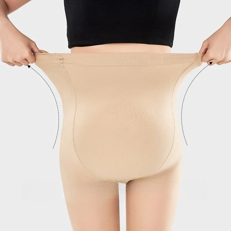 الربيع والصيف رقيقة مكافحة التمزق جوارب الحرير الأمومة أثناء الحمل البطن دعم قابل للتعديل اللحم الملونة جوارب طويلة #3