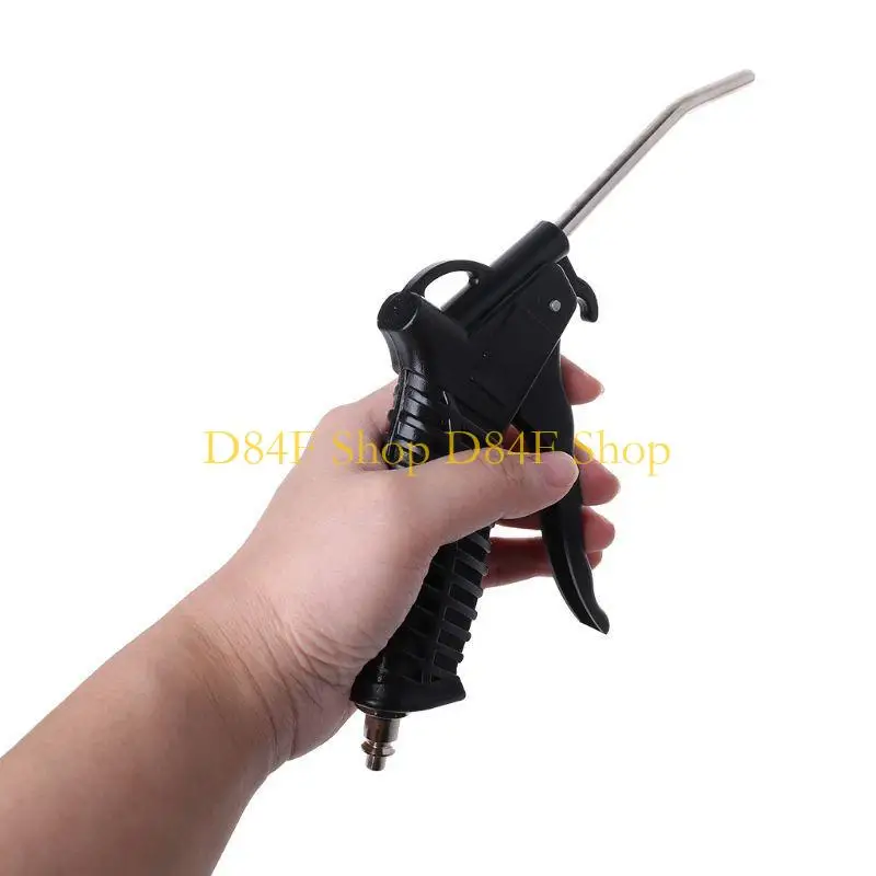 D84F 1 pcs Black Duster Blow Pneumatic Wind Blowing EU Connector PU Hose