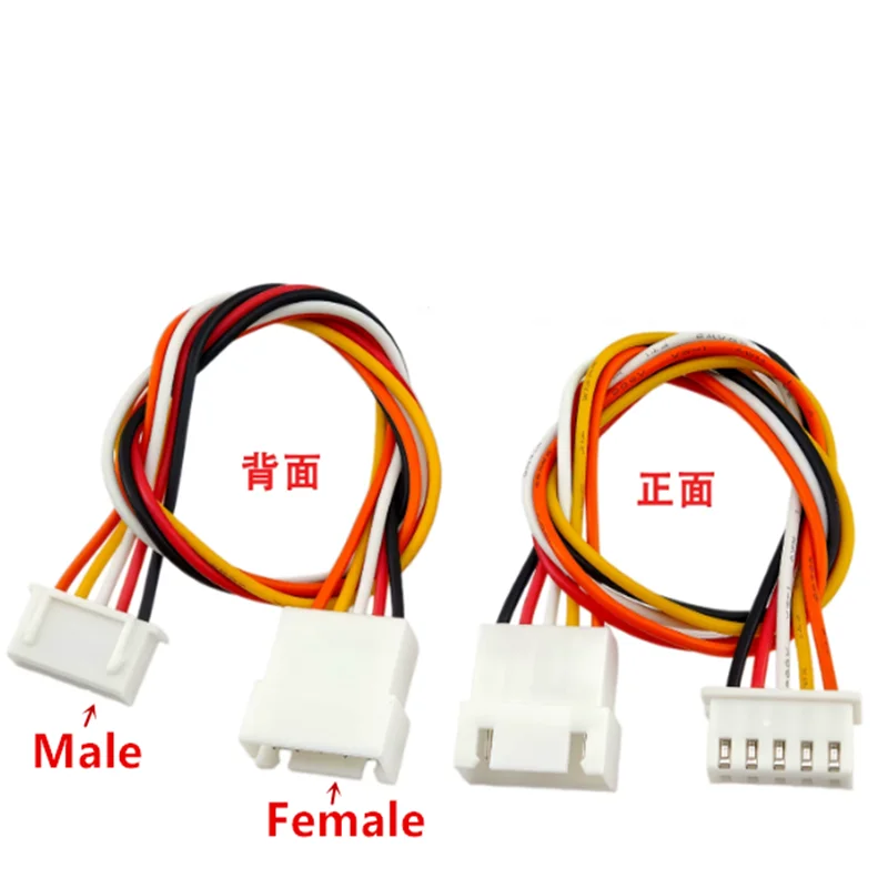 5Pcs JST 1.25mm PH2.0 XH2.54 Extension Line 2/3/4/5/6/Pin PH 2.0mm XH2.54MM Male To Female Connector With Cable 10/20/30CM 26AWG