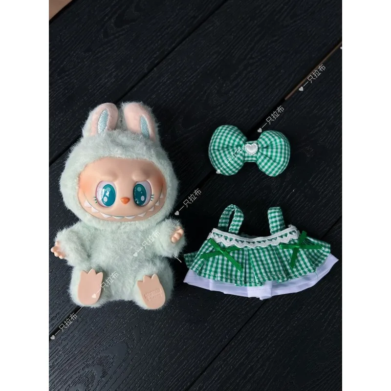 For CRYBABY Tears Factory Series Vinyl Face Plush Blind Box First Second Generation Pure Handmade Skirt Baby Clothing No Doll