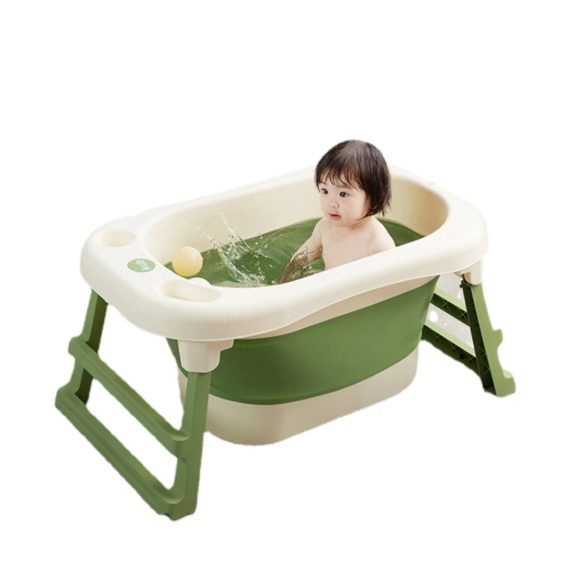 

Yy Baby Bathtub Foldable Baby Bath Barrel Large Bath Bucket