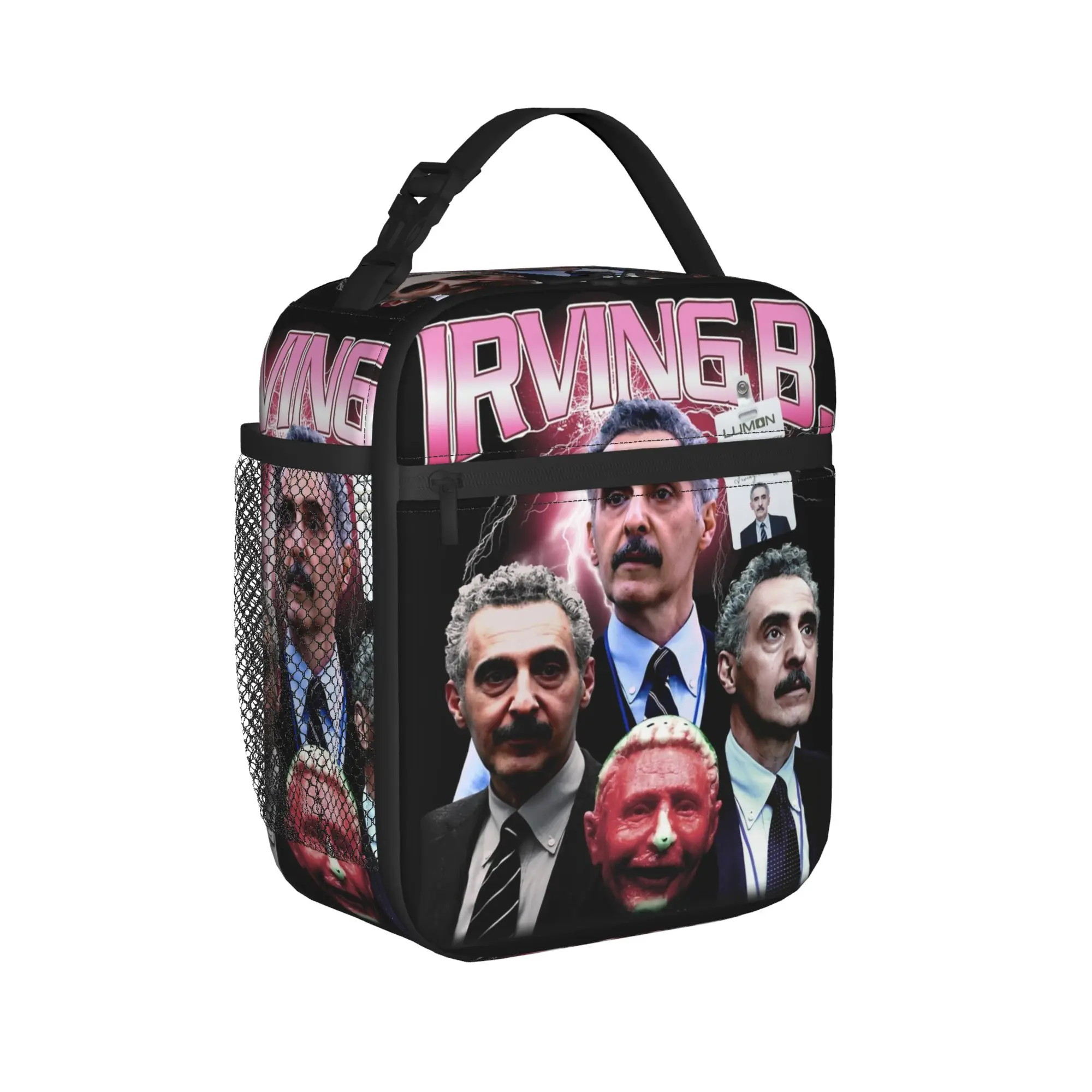 Severance Irving Bailiff Retro Movies Series Poster Thermal Insulated Lunch Bag for Work Bento Box Cooler Thermal Food Box