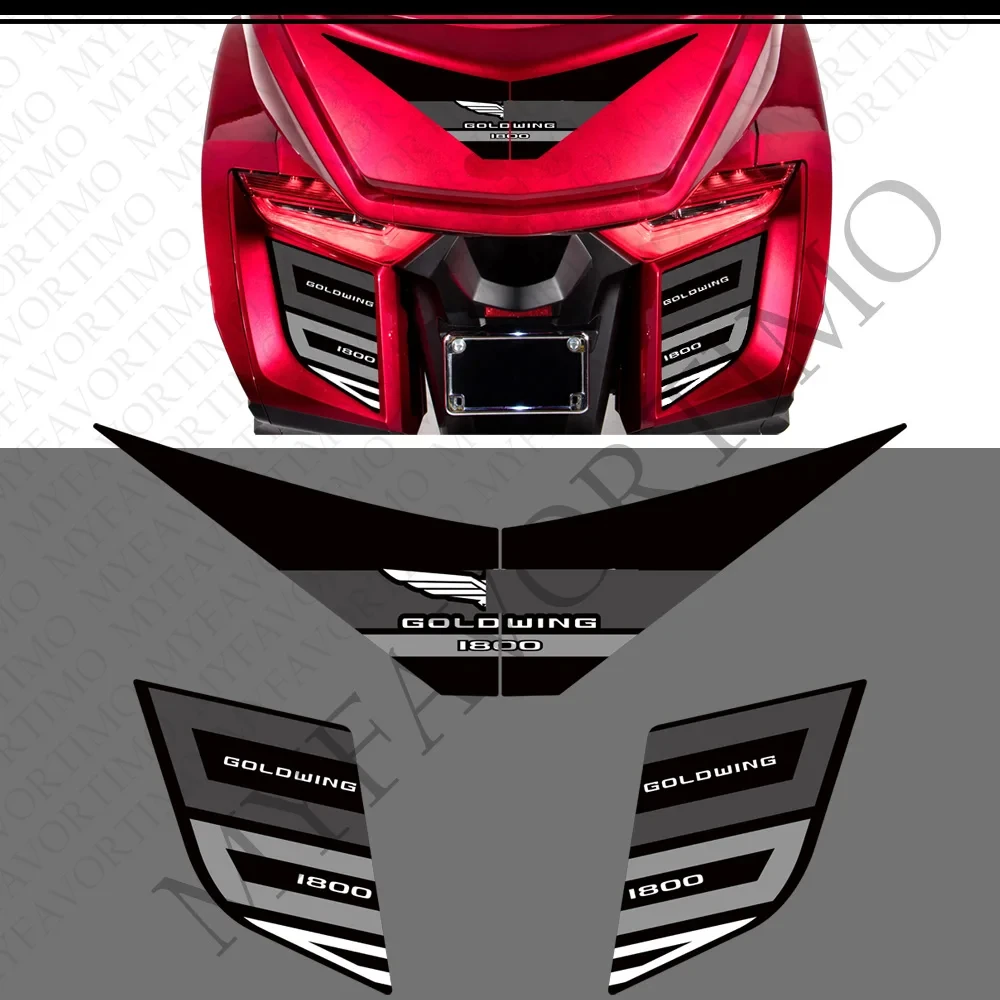 NEW Tour Wheel Protector Tank Pad Stickers Decals For Honda Goldwing GL1800 F6B 2018 2019 2020 2021 2022 2023 2024