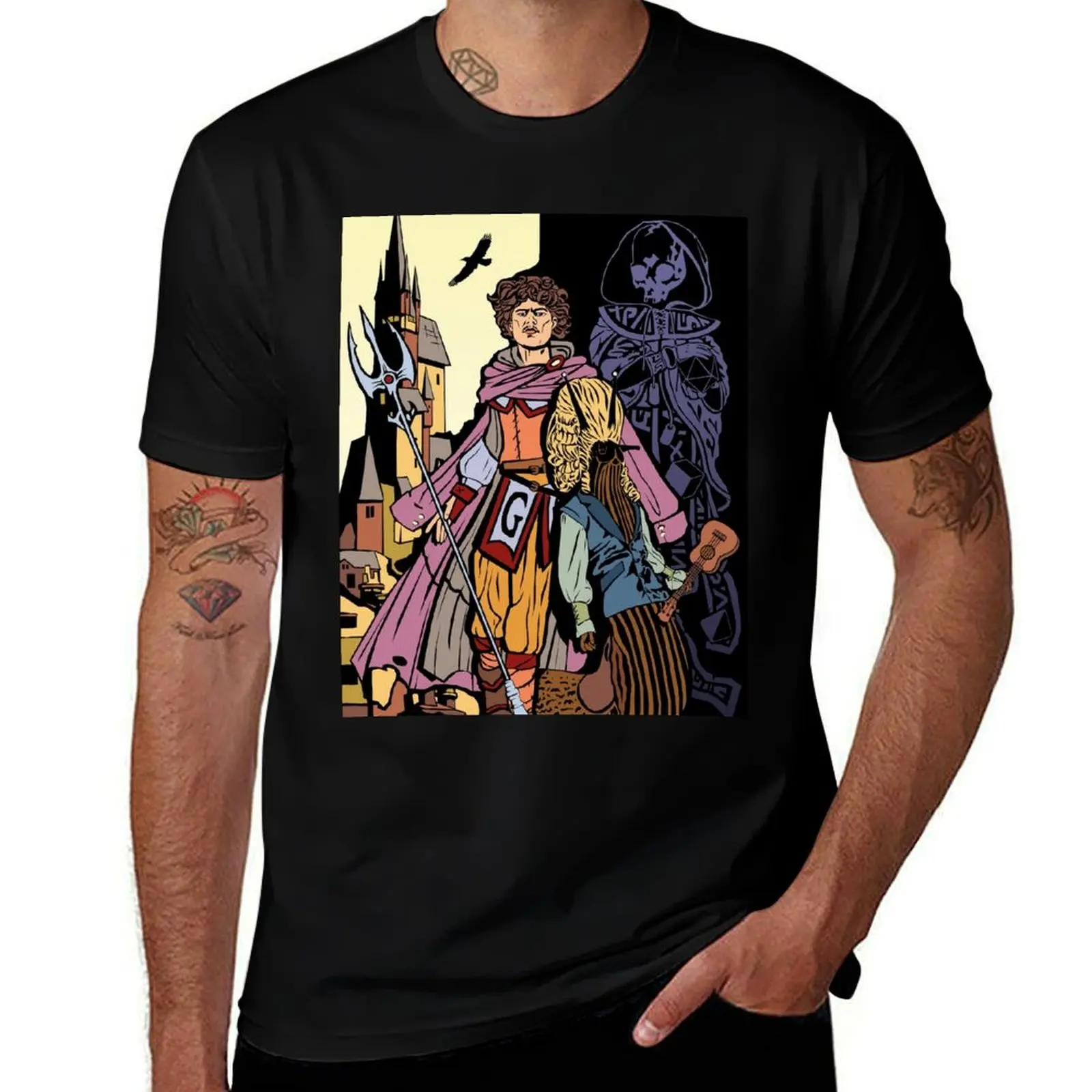 Beat Up With Dragons - Shadows Over Glunwood T-Shirt Durable Work Wear T-Shirt