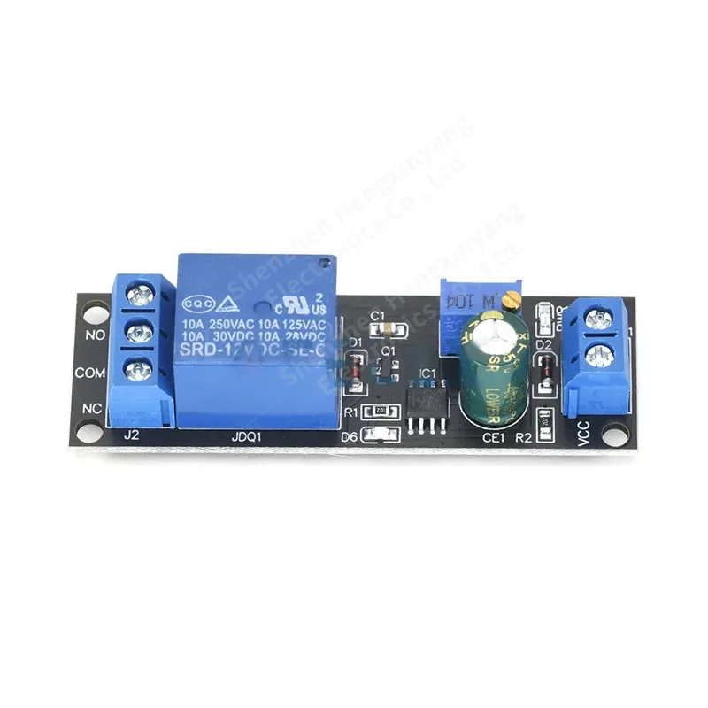 DC 12V Timer Delay Relay Shield Module NE555 Timer Switch Adjustable Controller Module 0 to 10 Second 0~10S Car Oscillator