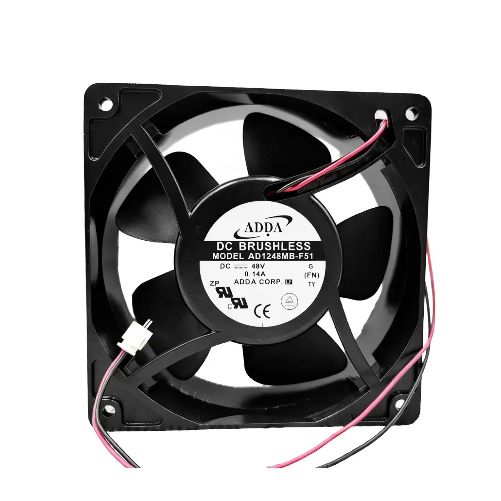 

ORIGINAL AD1248MB-F51 48V 0.14A 12038 120*120*38mm NEW COOLING FAN RADIATOR