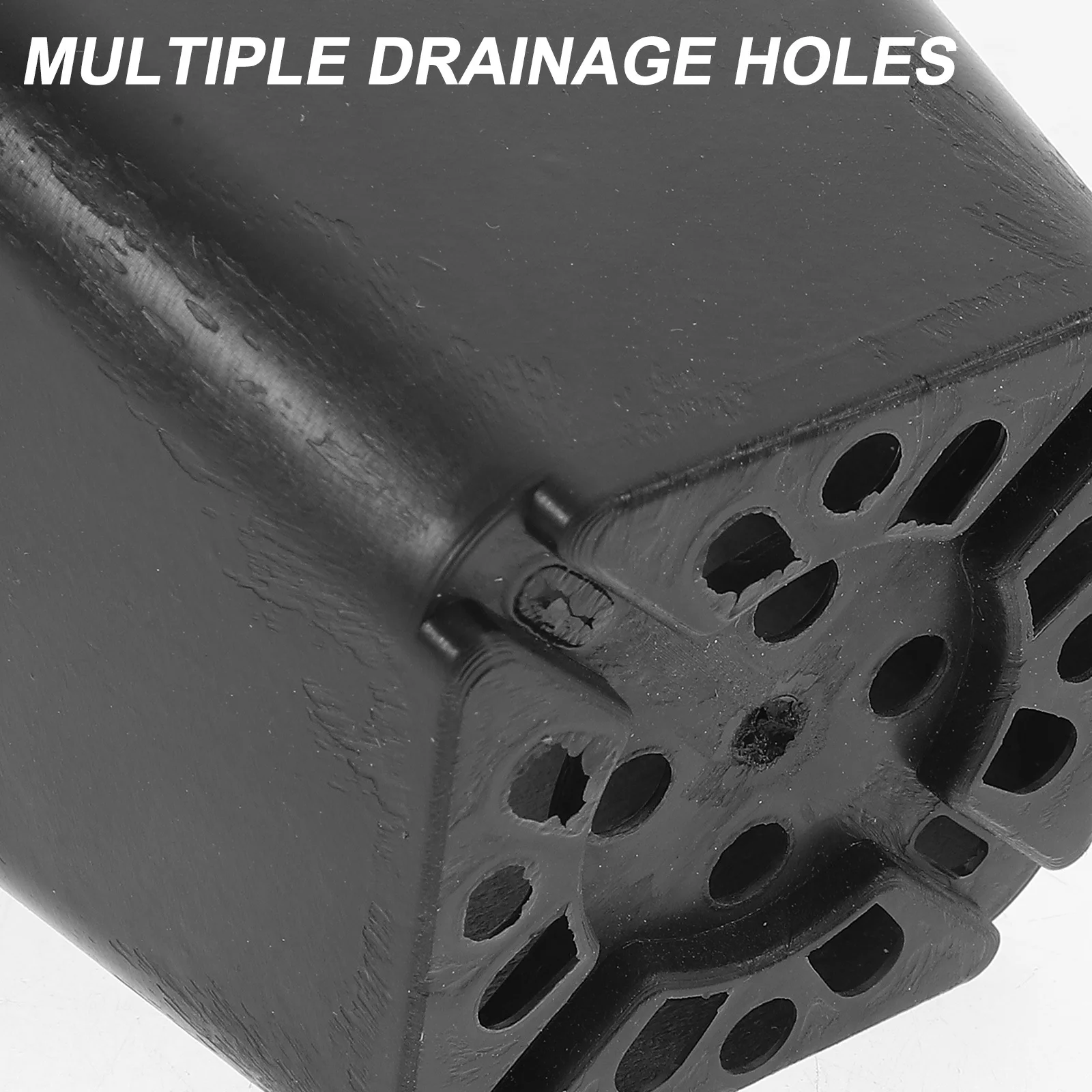 

100Pcs Plastic Flower Pots Square Design with Guide Troughs Prevents Root Circling Ideal for Greenhouse Balcony Planting