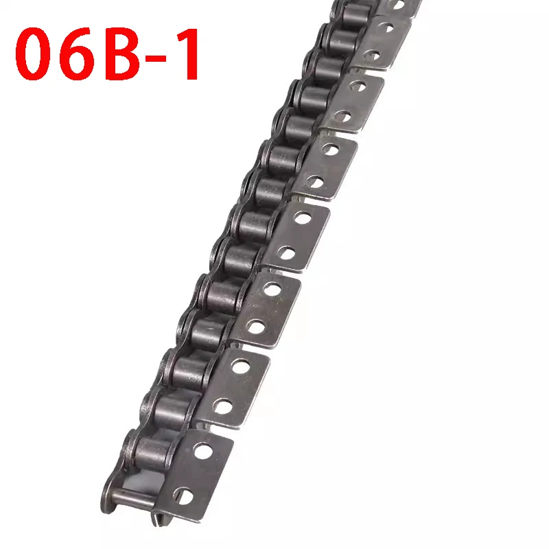 Imagem -04 - Single Double Hole Drive Roller Chain Transmissão de Corrente Transportadora com Asas 1.5m Comprimento 06b08b10a12a