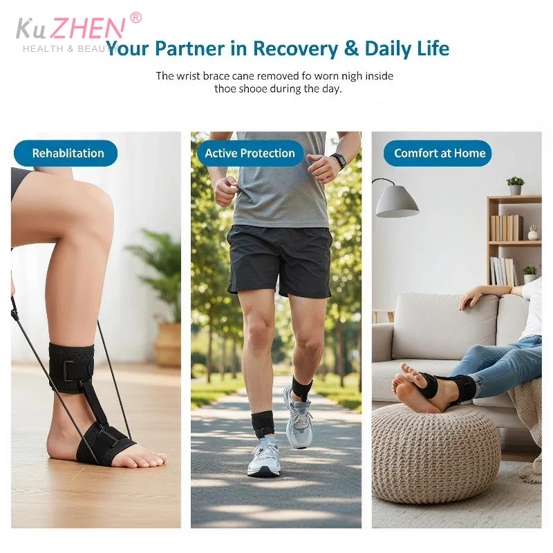 1*Foot Breathable Adjustable Support Strap Protector Internal External Flip Sole Anti Sagging Ankle Stable Training Ankle Strap