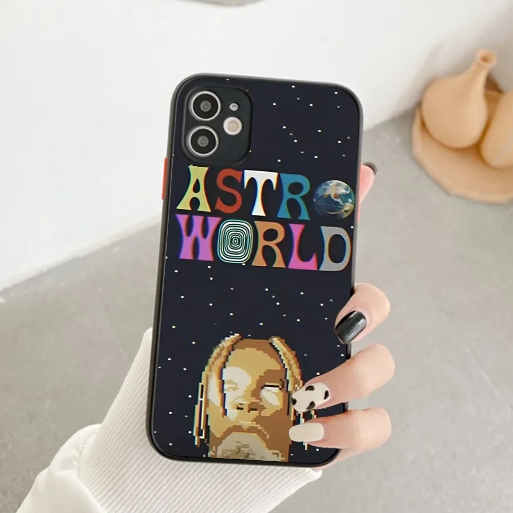 Cactus jack Travis Scott hiphop Phone Case for iPhone 14 11 12 13 Mini Pro Max 8 7 Plus X XR XS MAX Translucent Matte Cover