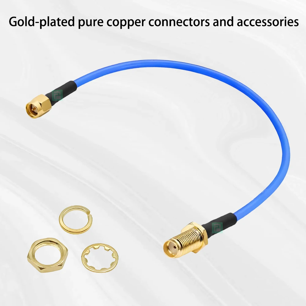 1 PCS SMA/RPSMA male Female plug connector RG402 RG-402 Semi Flexible Coaxial Cable 0.141