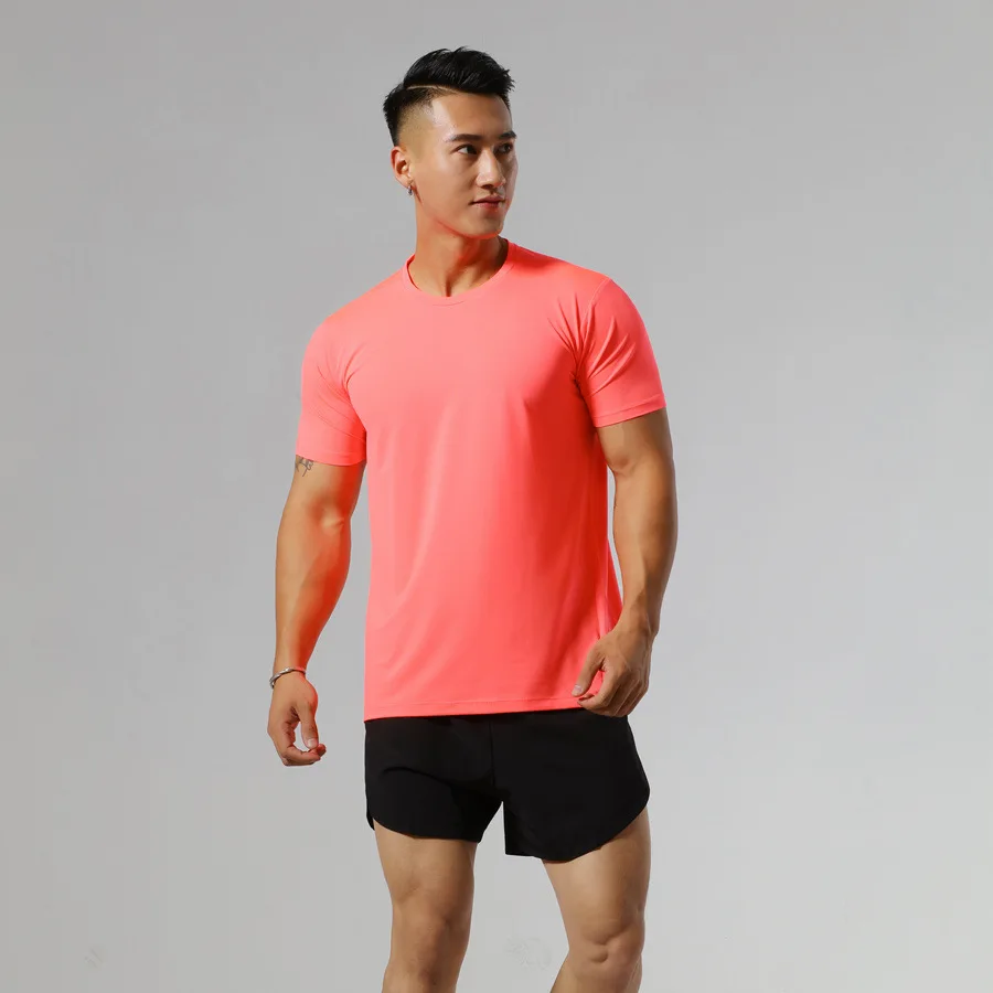 

Sports short-sleeved running quick-drying top mesh stretch fitness T-shirt