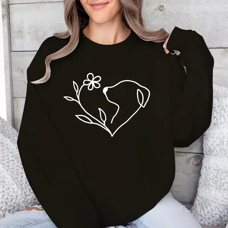 

Топы с круглым вырезом и принтом, качественные, хит продаж, пуловеры, модные осенне-зимние спортивные удобные повседневные женские толстовки для бега на открытом воздухе