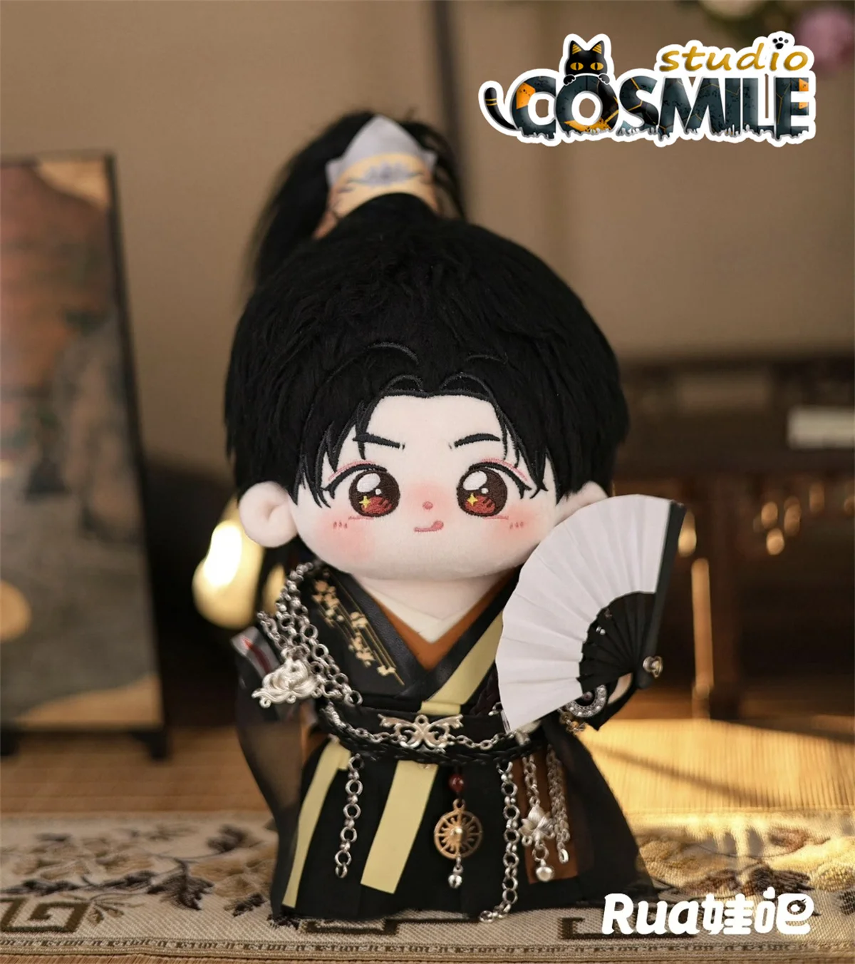 

Official Yong Ye Xing He Love Game in Eastern Fantasy Ding Yuxi as Mu Sheng Fu Zhou Stuffed Plushie 20cm Plush Doll Body Clothes