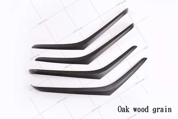 4pcs/set For Mercedes benz W222 S Class S320 2014-2017 Car-Styling ABS Dark Wood Grain Interior Door Decotation Strips Trim