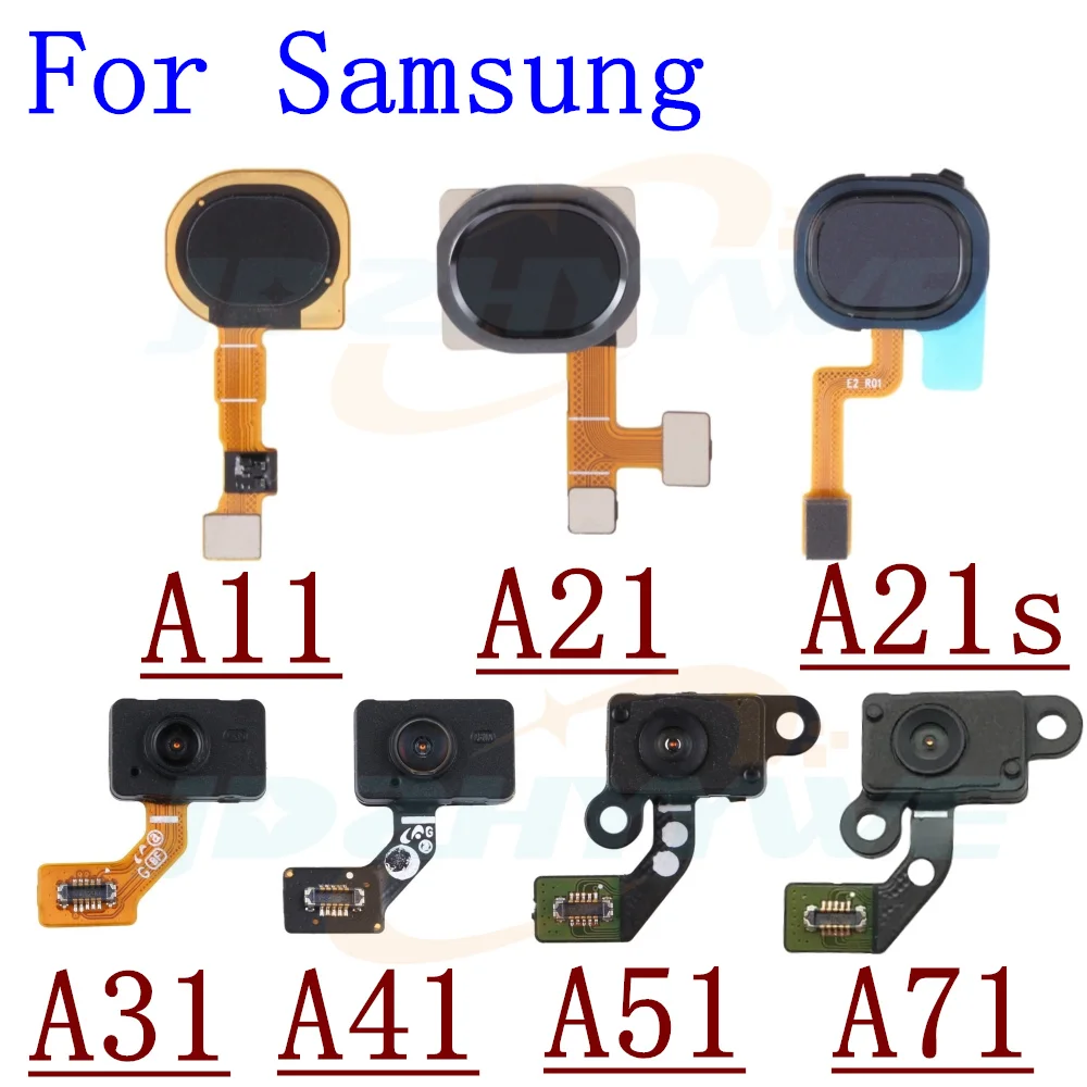 Czujnik odcisków palców do Samsung Galaxy A71 A51 A41 A31 A21 A11 A21S Touch ID Przewód Flex z przyciskiem Home
