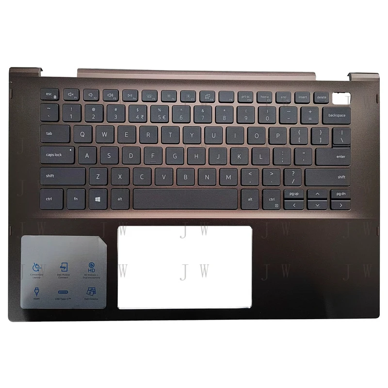 DDW  palmrest with keyboard backlight for Dell Inspiron 14-7000 7405 2-in-1 0MKCVW
