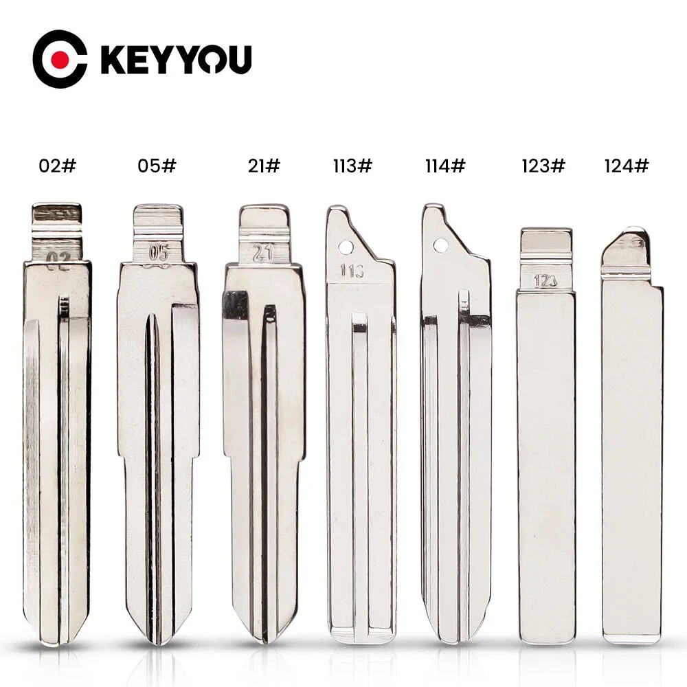 

KEYYOU for Toyota Camry Corolla Highlander Vios Scion TOY43 TOY41 TOY40 TOY47 TOY48 Flip Remote Car Key Blade Blank