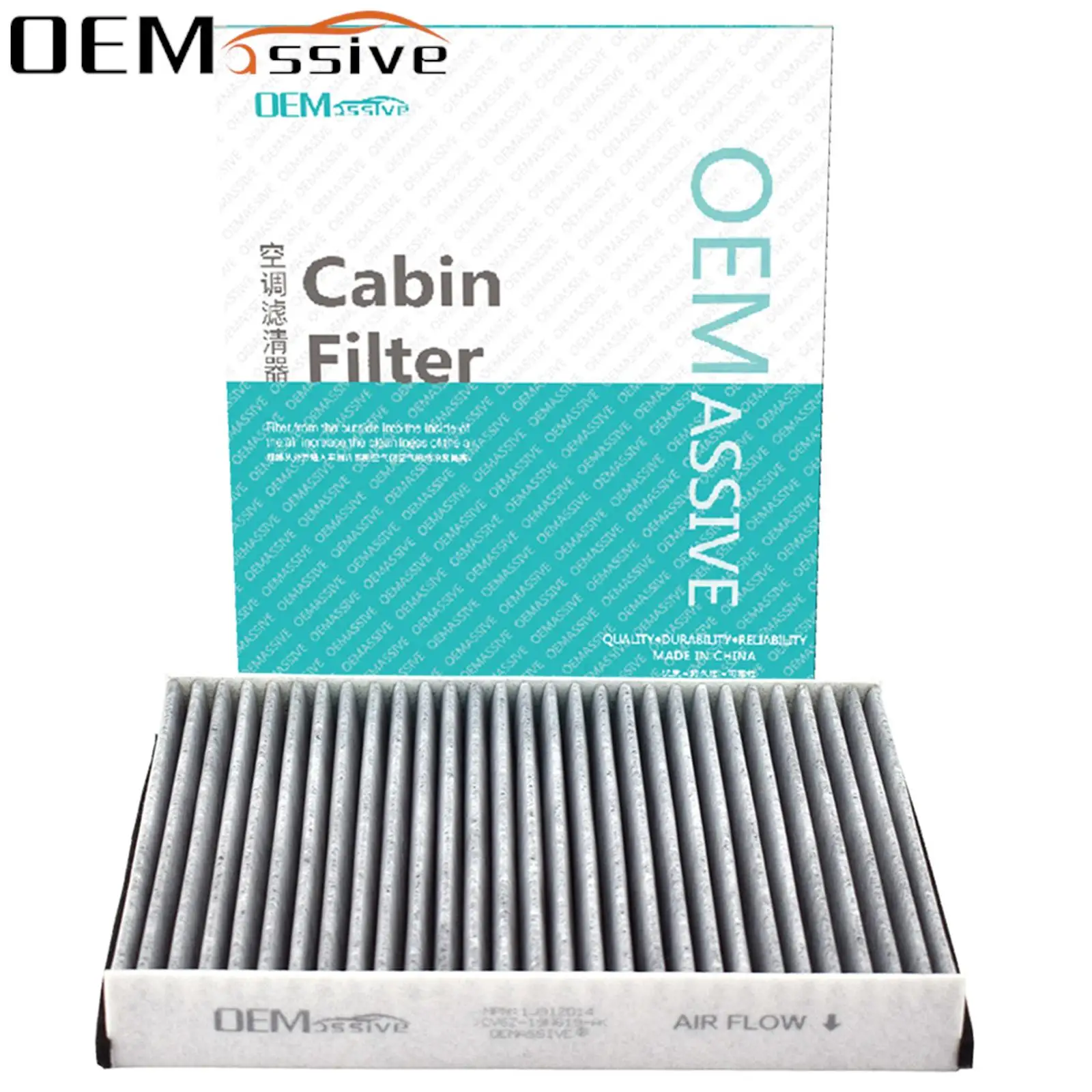 Car Activated Carbon Cabin Air Conditioning Filter For Ford C-Max Escape Kuga Focus Transit Connect Lincoln MKC AV6N-19G244-AA