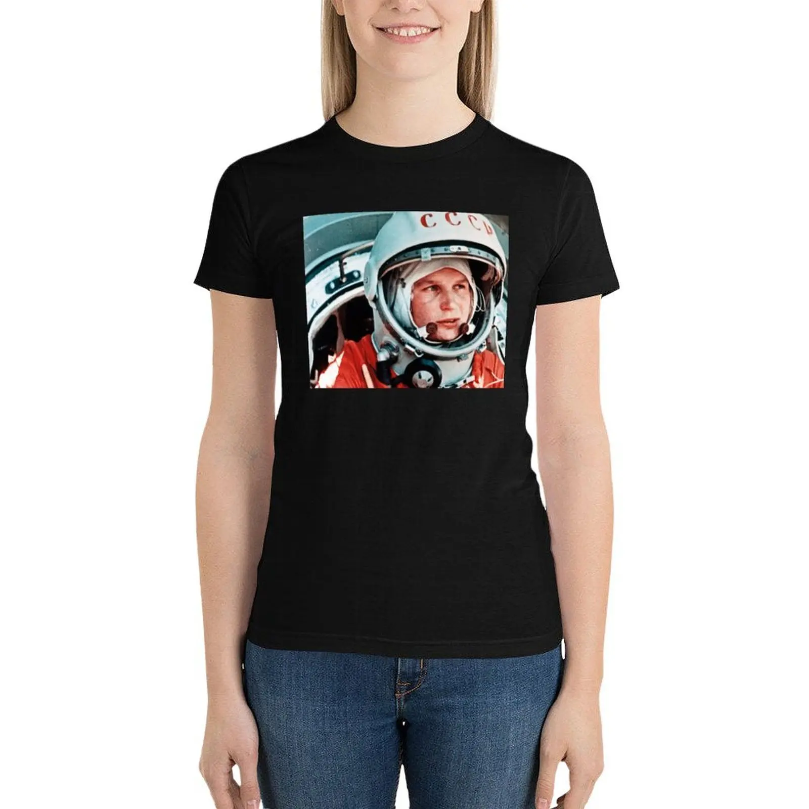 

Valentina Tereshkova first women in space T-Shirt tops quick-drying Women's clothing