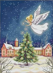 

Christmas Angel Cross stich Kits Homfun Craft Cross Stich Painting Decorations for Home fun