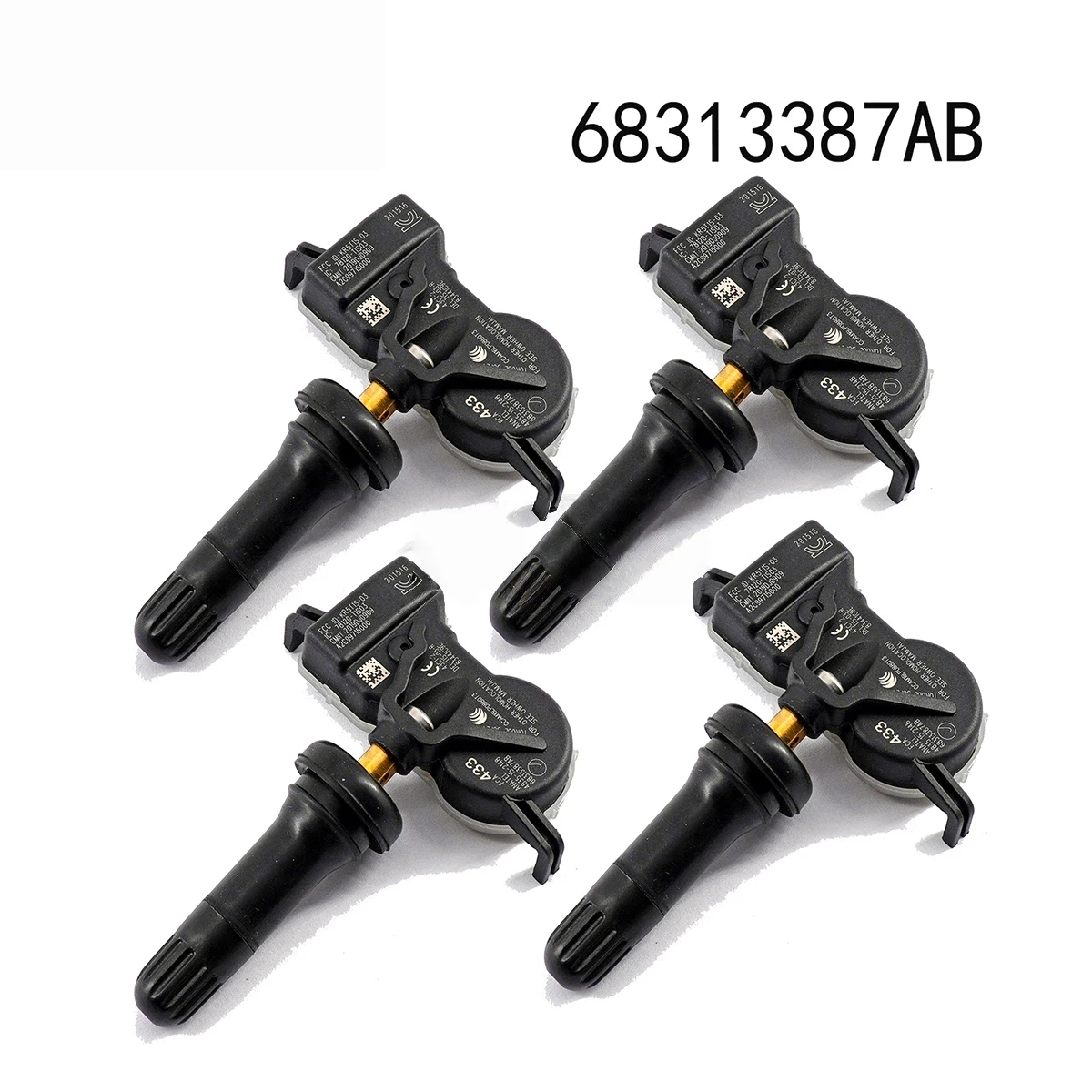 

68313387AB TPMS Tire Pressure Sensor For Jeep Compass Grand Cherokee Renegade Chrysler Voyager Fiat 500X Dodge Durango