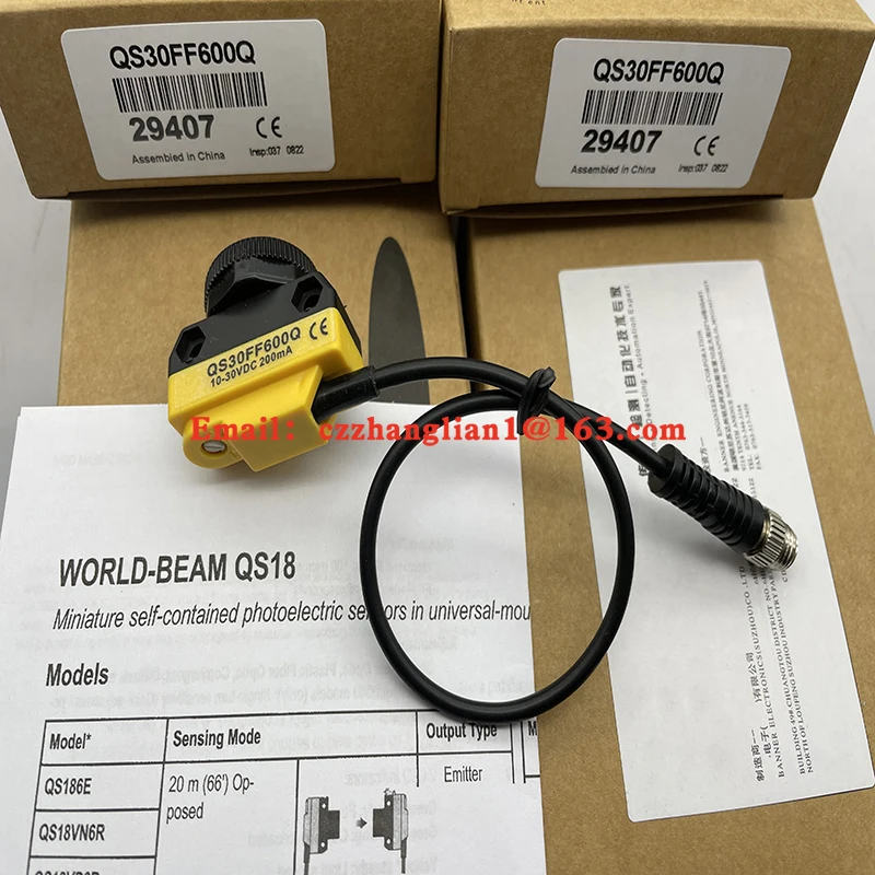 

Photoelectric switch QS30FF200Q QS30FF400Q QS30FF600Q Complete models brand new