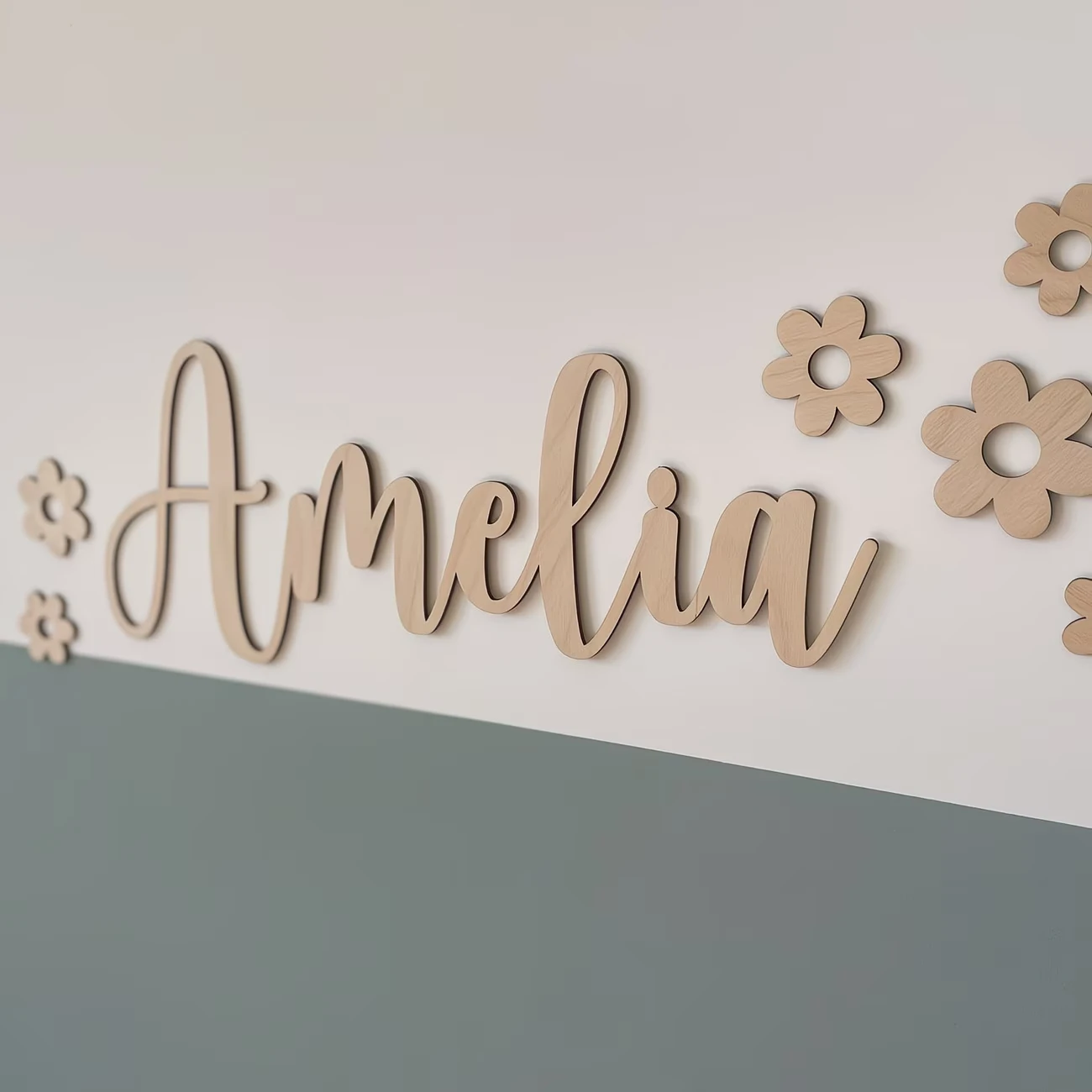 1pc Personalized Custom Wooden Name Tag, Customized Name, Wall Art Decoration, Living Room and Bedroom Decoration, Suitable for view 3